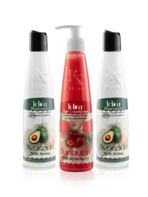 2 IDEA AVOCADO SHAMPOO + 1 STRAWBERRY CON