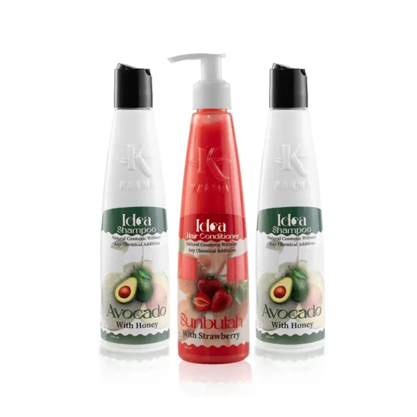 2 IDEA AVOCADO SHAMPOO + 1 STRAWBERRY CON